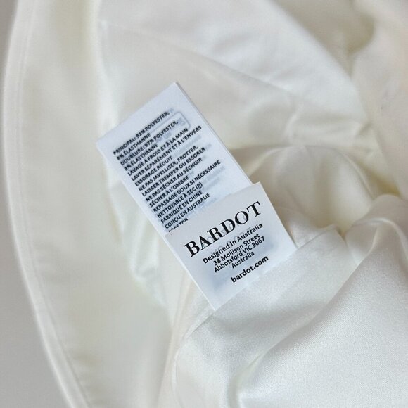 BARDOT Nevelle Hourglass Halter Dress in Orchid White Size US 2 - Picture 10 of 16